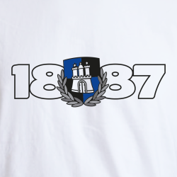T-Shirt W '18Hammburg87' retro, weiss