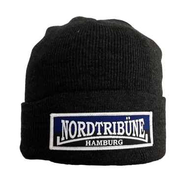 Mütze Beanie DG 'Nordtribüne HH Patch', darkgrey